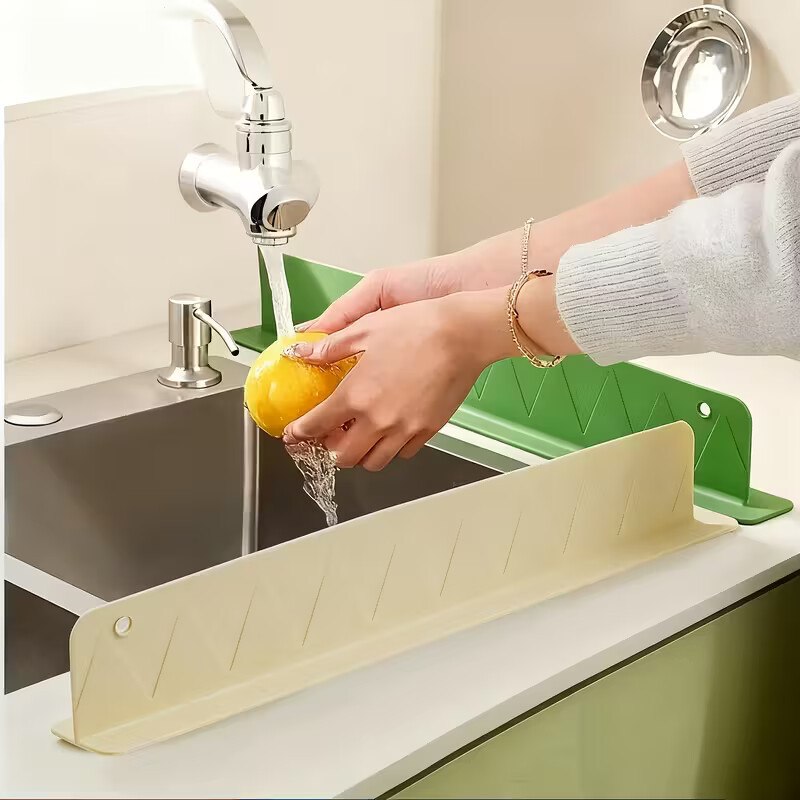 Anti-Splash Sink Guard for Kitchen Countertop (Assorted Colors)