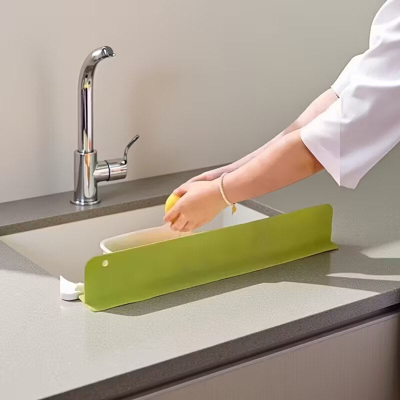 Anti-Splash Sink Guard for Kitchen Countertop (Assorted Colors)
