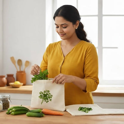 Cotton Vegetable Bag - 🔥Summer Sale