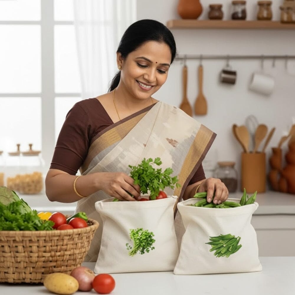 Cotton Vegetable Bag - 🔥Summer Sale