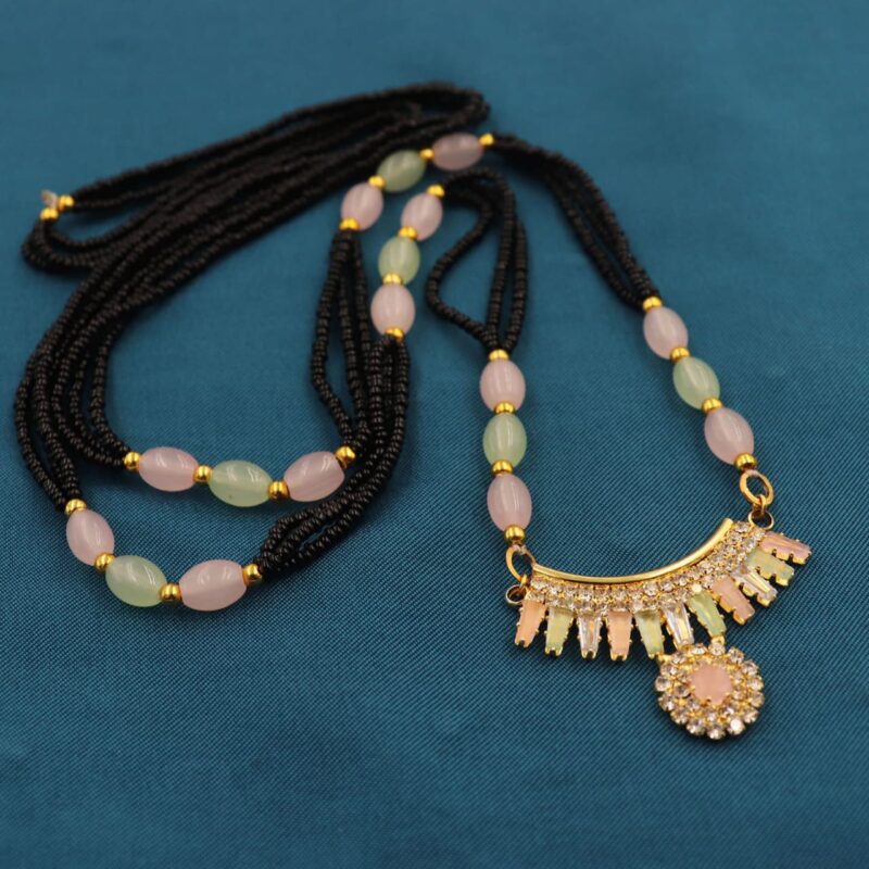 Lyba Traditional Double Layered Mangalsutra with Micro Gold Plating - Image 2