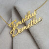 Lyba Classic Couple Name Necklace