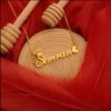 Lyba Crown & Heart Style Name Necklace