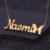 Lyba Gold Plated Butterfly Name Necklace