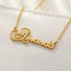 Lyba Gold Plated Stylish Name Necklace
