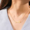 Lyba Gold Plated Unique Heart Name Necklace