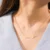 Lyba Gold Plated Unique Heart Name Necklace