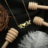 Lyba Letter Style Couple Name Necklace