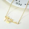 Lyba Personalized Heels Name Necklaces