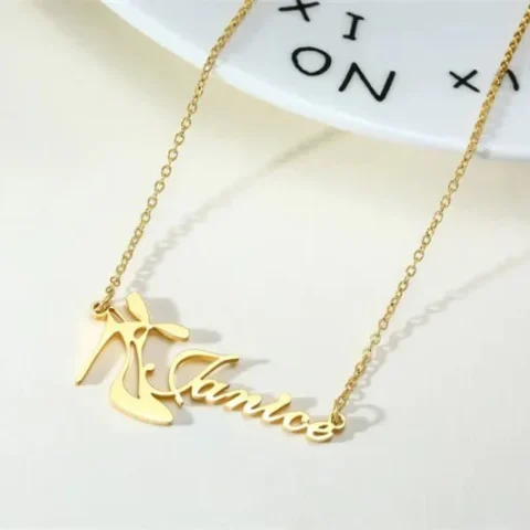 Lyba Personalized Heels Name Necklaces