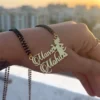 Lyba Tom And Jerry Couple Name Necklace