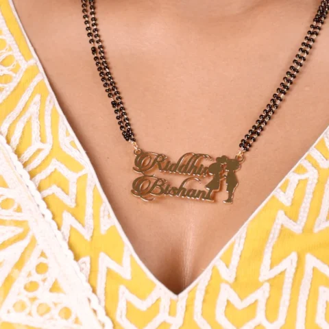 Lyba Cute Couple Name Necklace