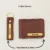 Premium Brown Wallet And Keychain Combo